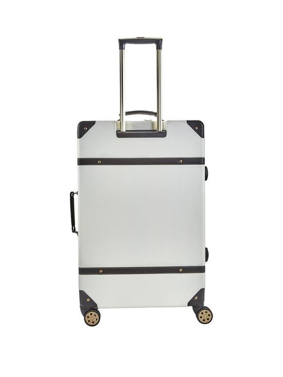 stillFront image of rock-luggage-vintage-large-8-wheel-suitcase-cream