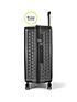  image of rock-luggage-allure-large-8-wheel-suitcase-charcoal