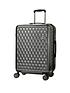  image of rock-luggage-allure-medium-8-wheel-suitcase-charcoal