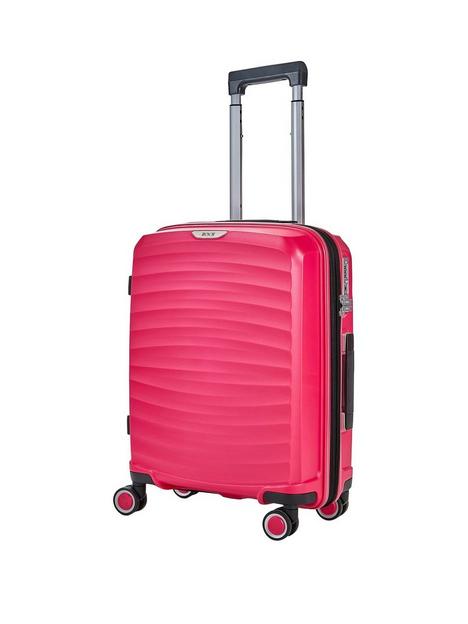 rock-luggage-sunwave-carry-on-8-wheel-suitcase-pink