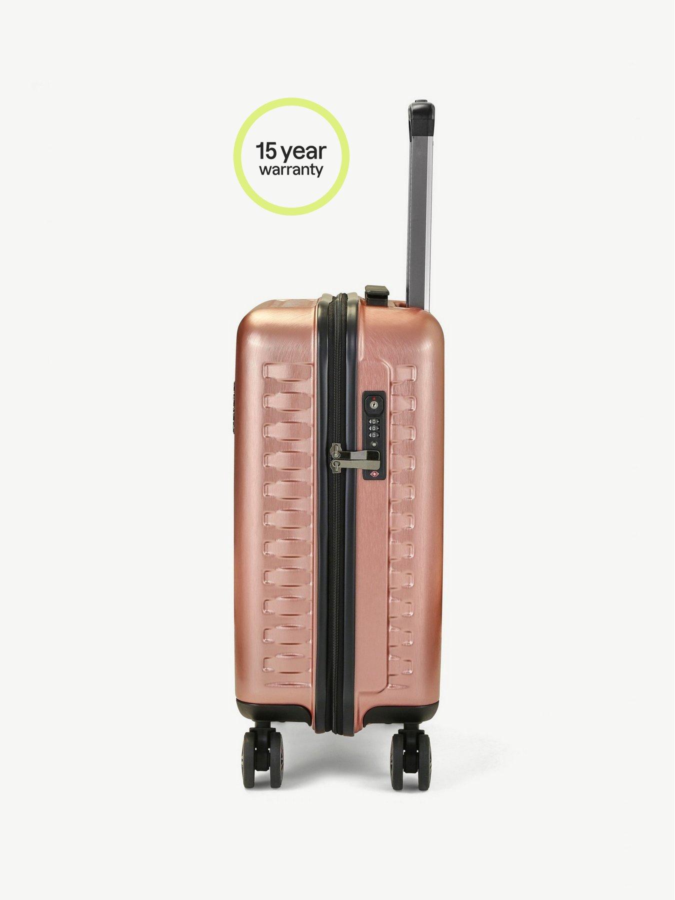 Rose cheap pink suitcase