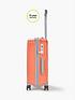  image of rock-luggage-sunwave-carry-on-8-wheel-suitcase-peach