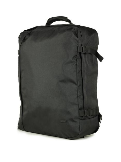 rock-luggage-large-cabin-backpack-black
