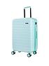  image of rock-luggage-novo-medium-8-wheel-suitcase-pastel-green