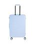  image of rock-luggage-novo-large-8-wheel-suitcase-pastel-blue