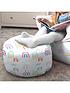  image of rucomfy-rainbow-sky-childrens-footstool