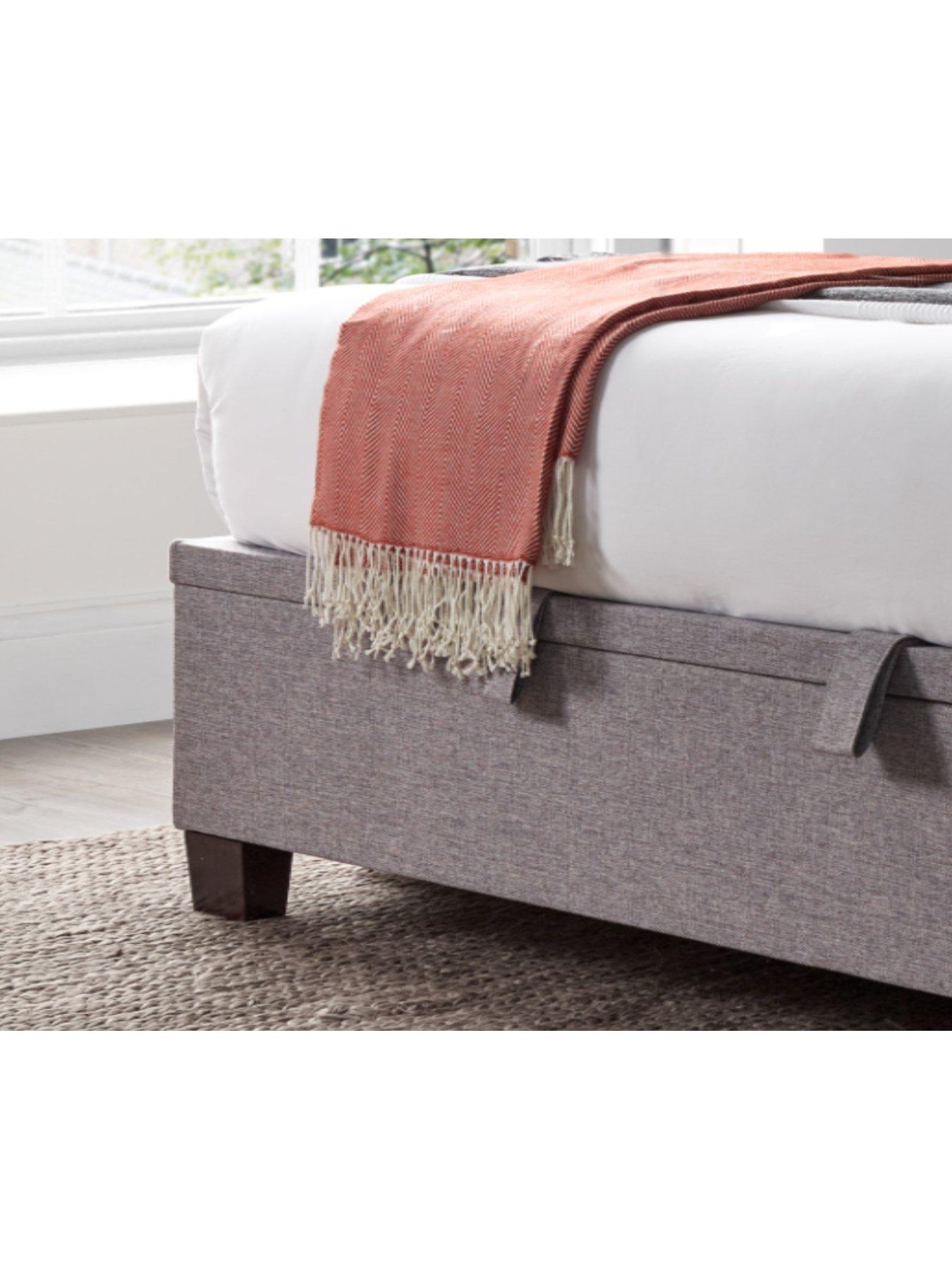  image of very-home-livingstone-end-lift-up-ottoman-storage-bed-with-airsprung-mattress-offer-buy-amp-save-grey