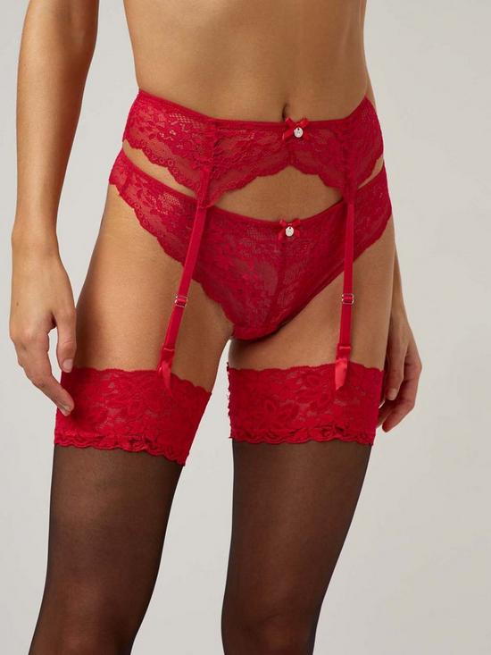 front image of boux-avenue-mollie-suspender-strawberry