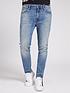  image of guess-jeans-drake-tapered-5-pocket-low-rise-jean