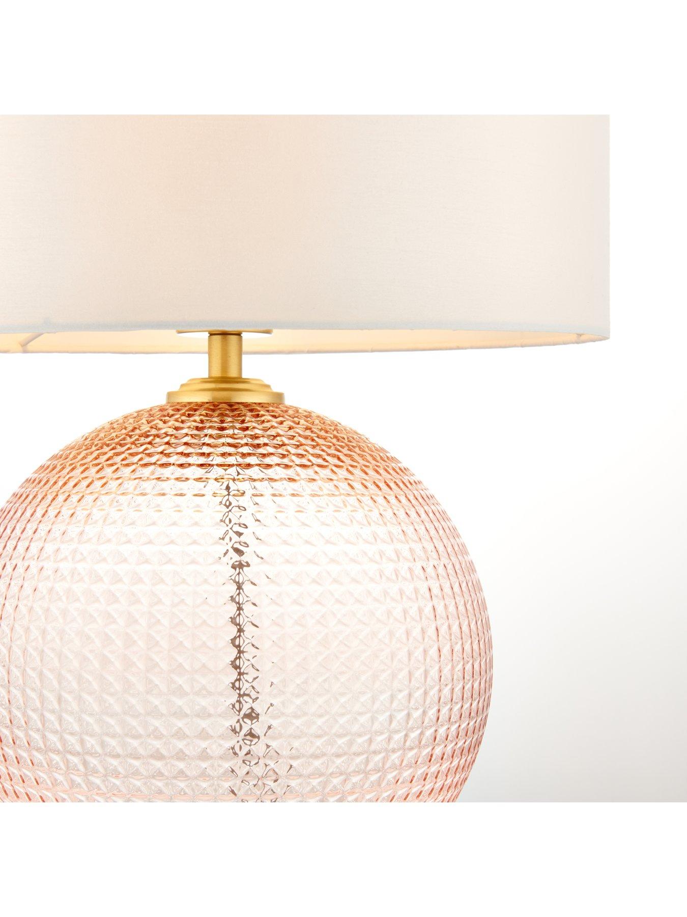  image of very-home-naples-textured-glass-table-lamp