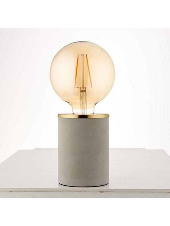 back image of jasmine-concrete-table-lamp