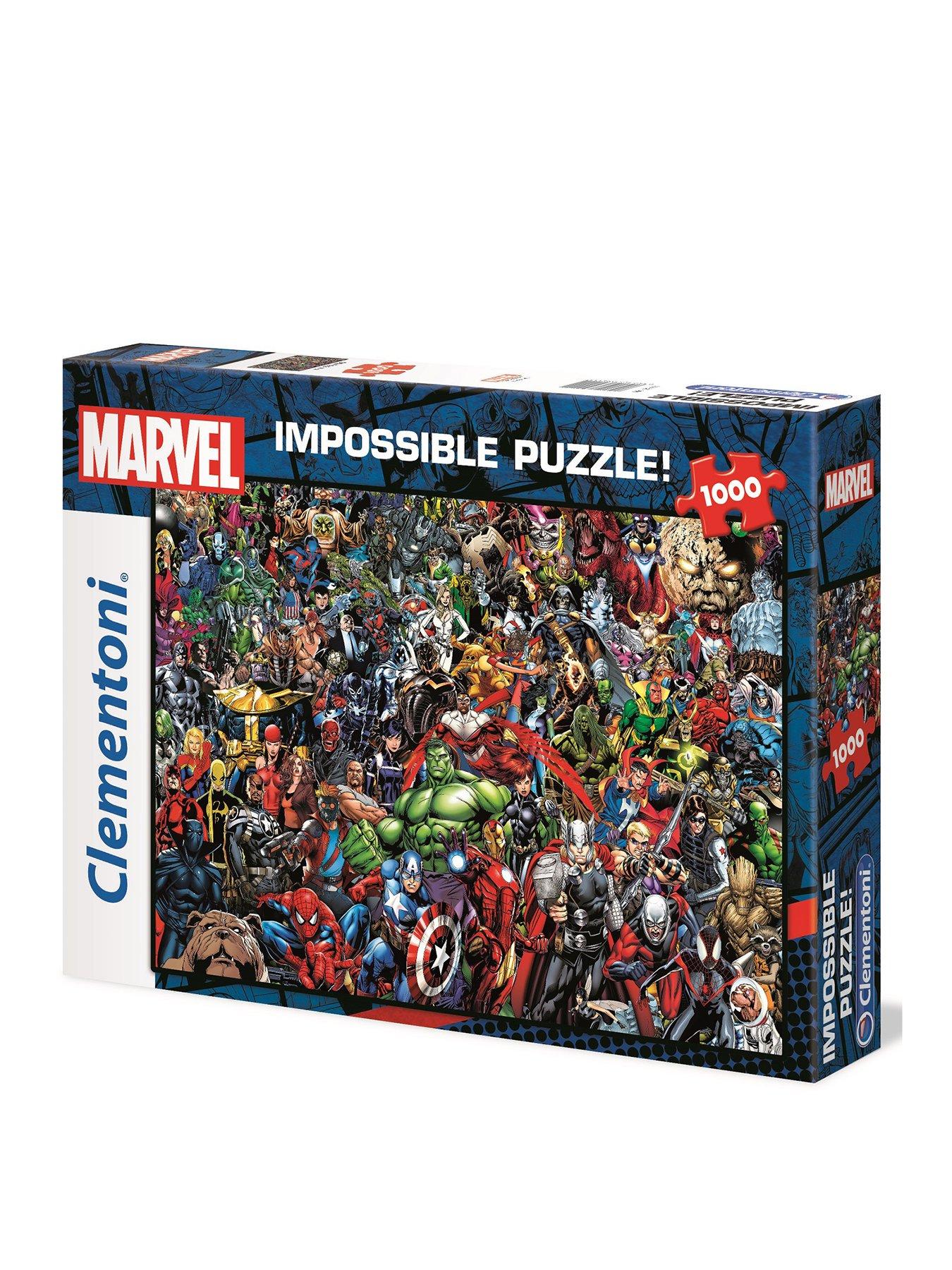 Image 1 of 5 of Clementoni Marvel Impossible&nbsp;1000-Piece&nbsp;Jigsaw Puzzle