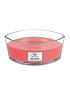  image of woodwick-ellipse-scented-candle-melon-amp-pink-quartz-with-crackling-wick