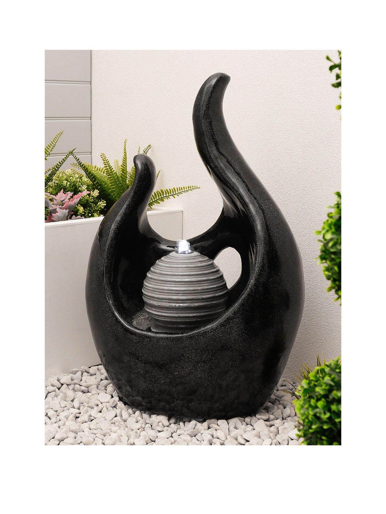 Image 1 of 7 of Streetwize Solar Powered Water Feature - Marble Effect