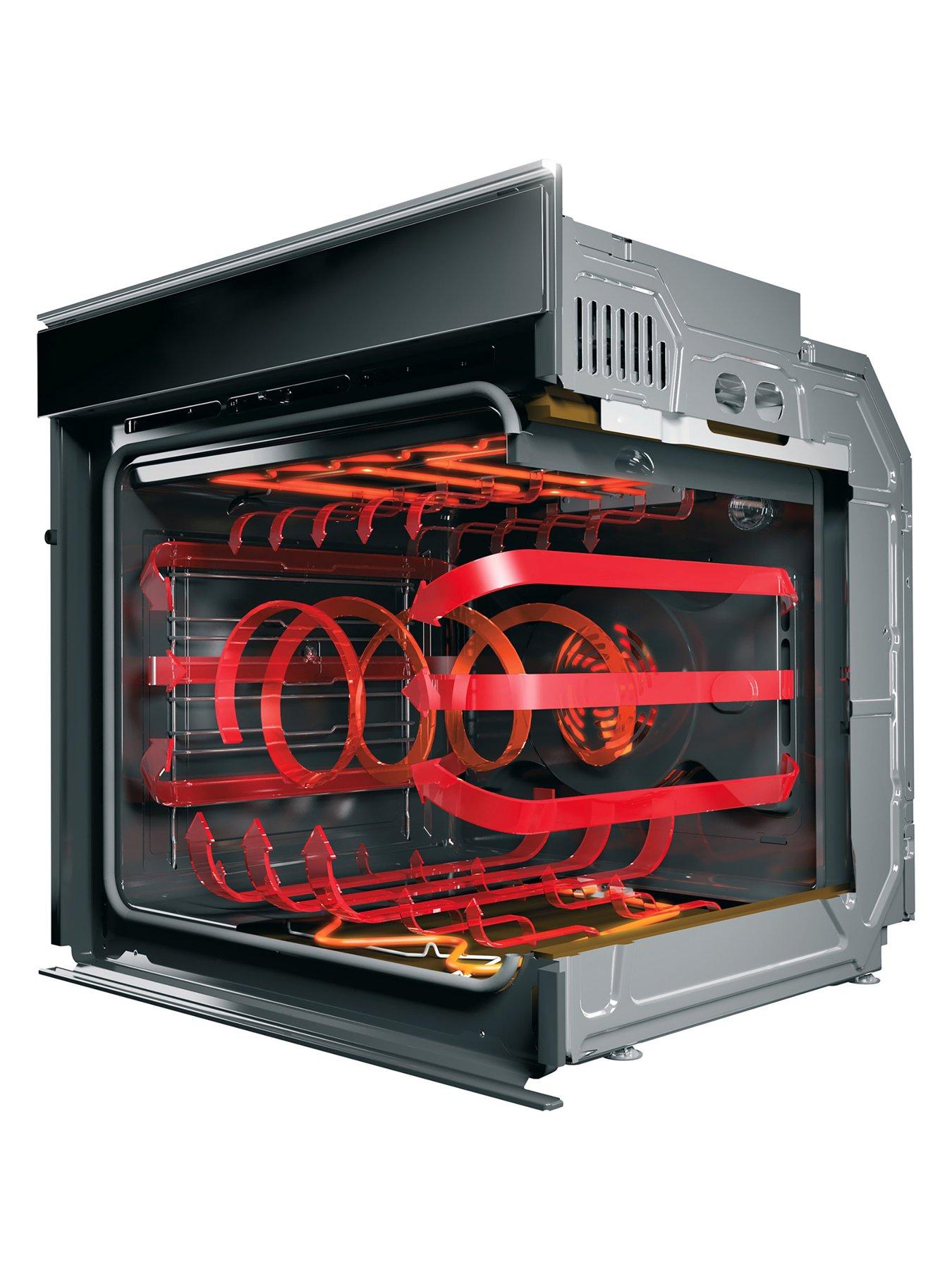  image of hotpoint-class-2-multiflownbspsa2840pix-built-in-60cm-width-electric-single-oven-stainless-steel