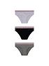  image of jack-wills-girls-3-pack-boxed-hipster-briefs-greyblackwhite