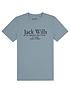  image of jack-wills-boys-script-t-shirt-blue