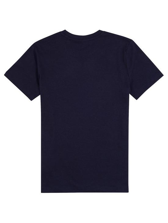 back image of jack-wills-boys-script-t-shirt-navy