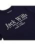  image of jack-wills-boys-script-t-shirt-navy