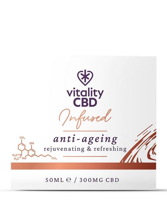 stillFront image of vitality-cbd-infused-anti-ageing-cream-300mg-50ml