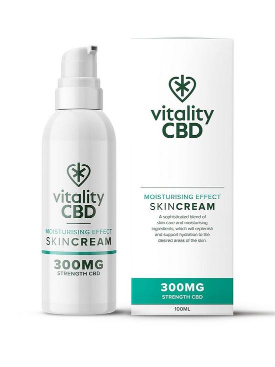 front image of vitality-cbd-skin-cream-natural-300mg-100ml