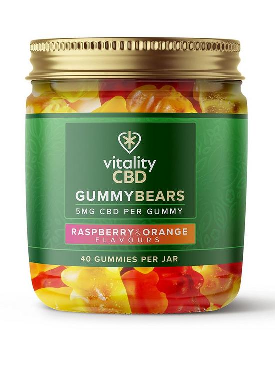 front image of vitality-cbd-gummy-bears-mixed-fruit-flavour-5mg