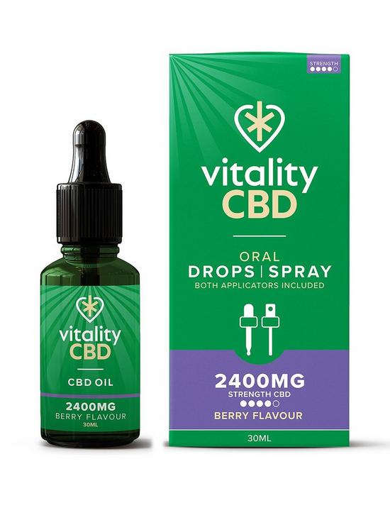 front image of vitality-cbd-oral-dropsspray-berry-2400mg-30ml