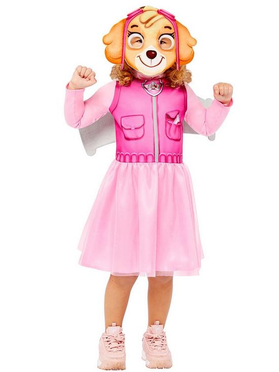 front image of paw-patrol-baby-skye-costume
