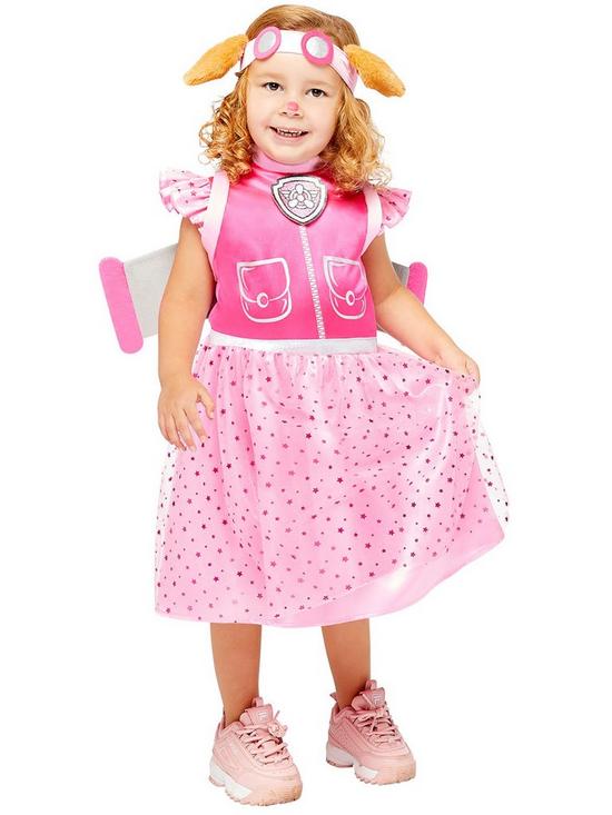 front image of paw-patrol-deluxe-skye-costume