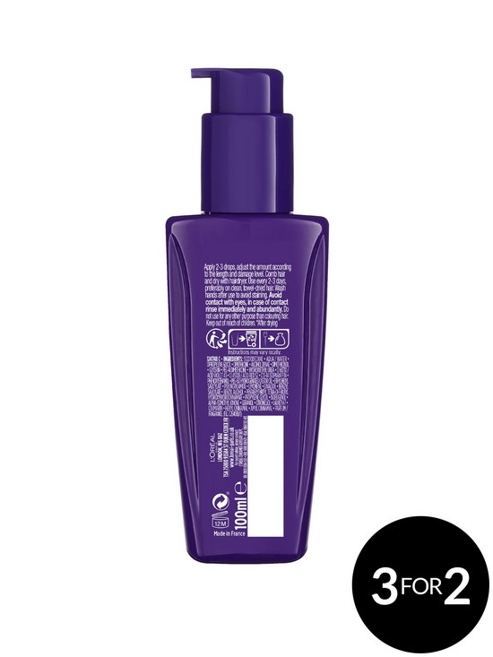 stillFront image of loreal-paris-elvive-colour-protect-purple-anti-brassiness-hair-oil-for-highlighted-brunette-blonde-amp-grey-hair-100ml