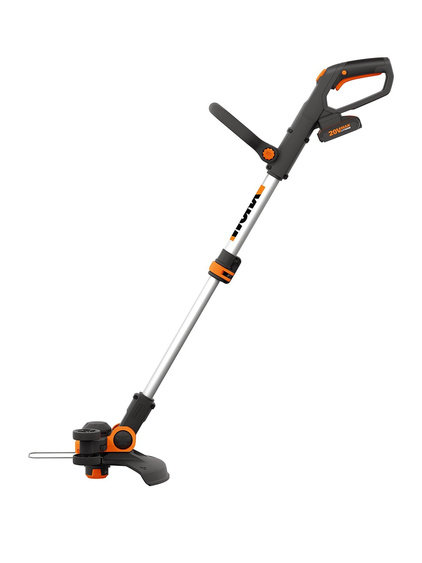 Worx 20V PowerShare 30cm Cordless Grass Trimmer with x2 2.0Ah Batteries  &  Charger