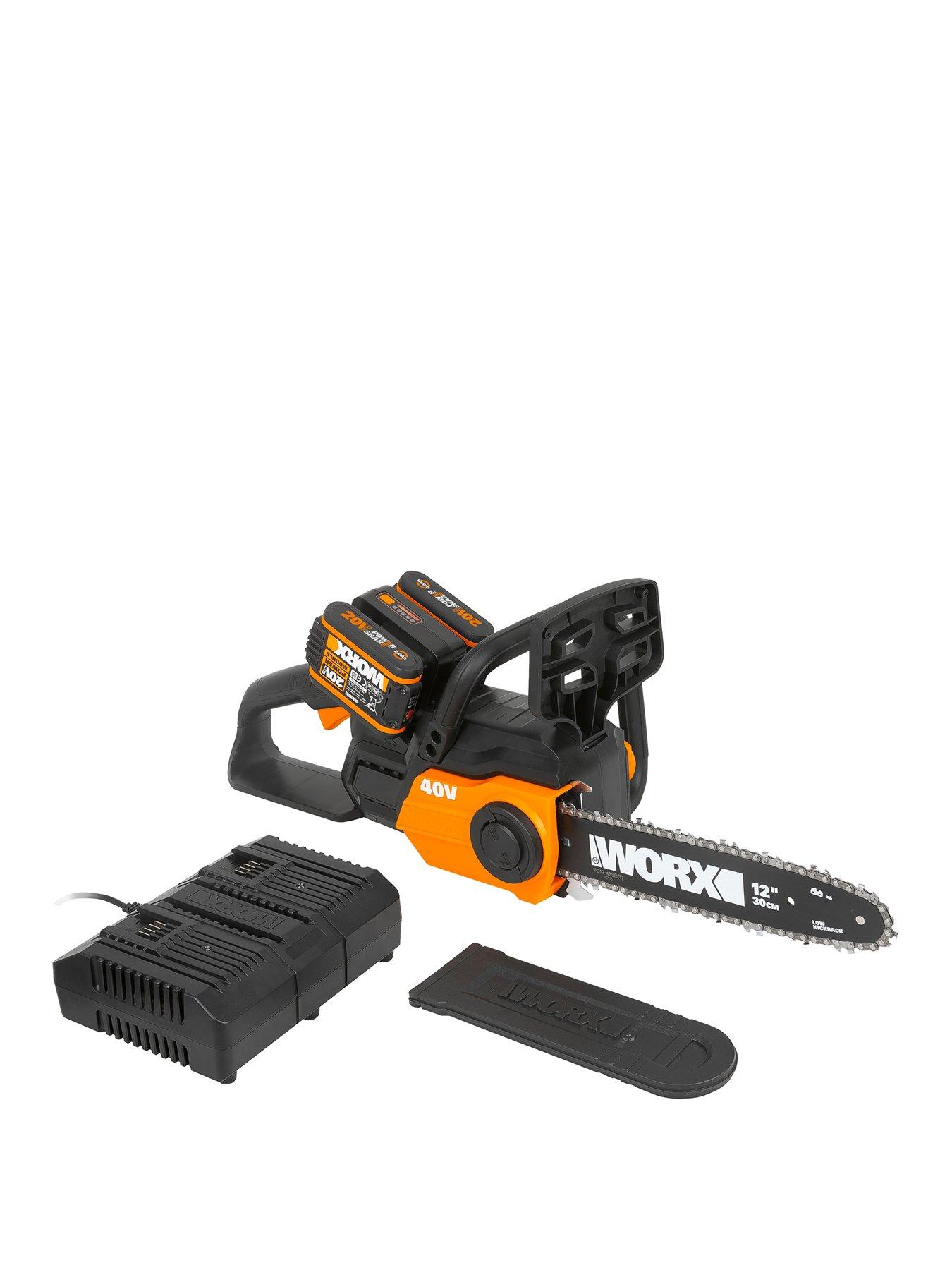 worx-40v-powershare-30cm-cordless-chainsaw-with-x2-20ah-battery-amp-charger