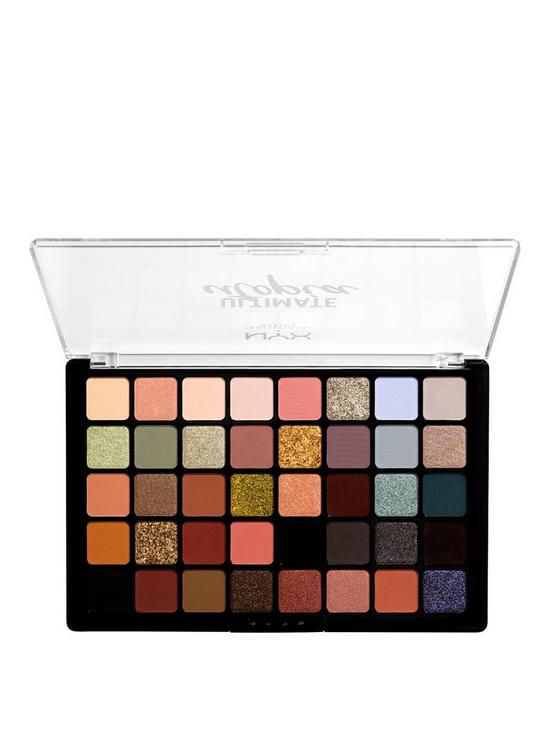 stillFront image of nyx-professional-makeup-ultimate-eye-shadow-palette-utopia-40-shades