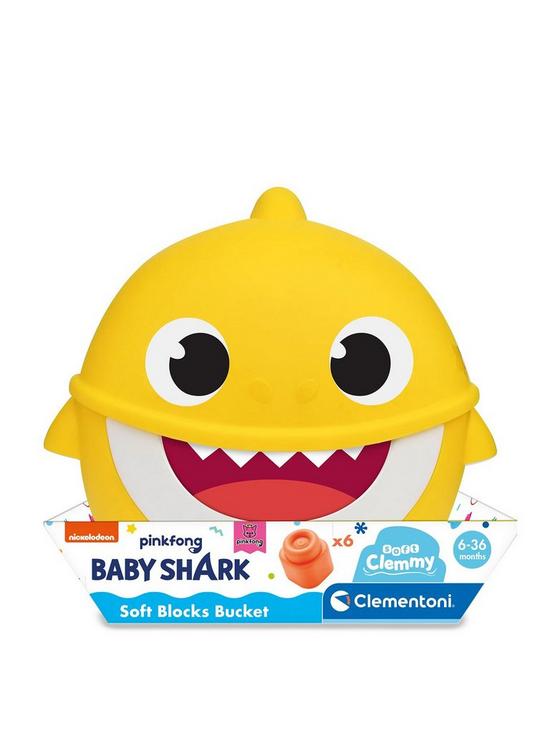 stillFront image of clementoni-baby-shark-bucket-small