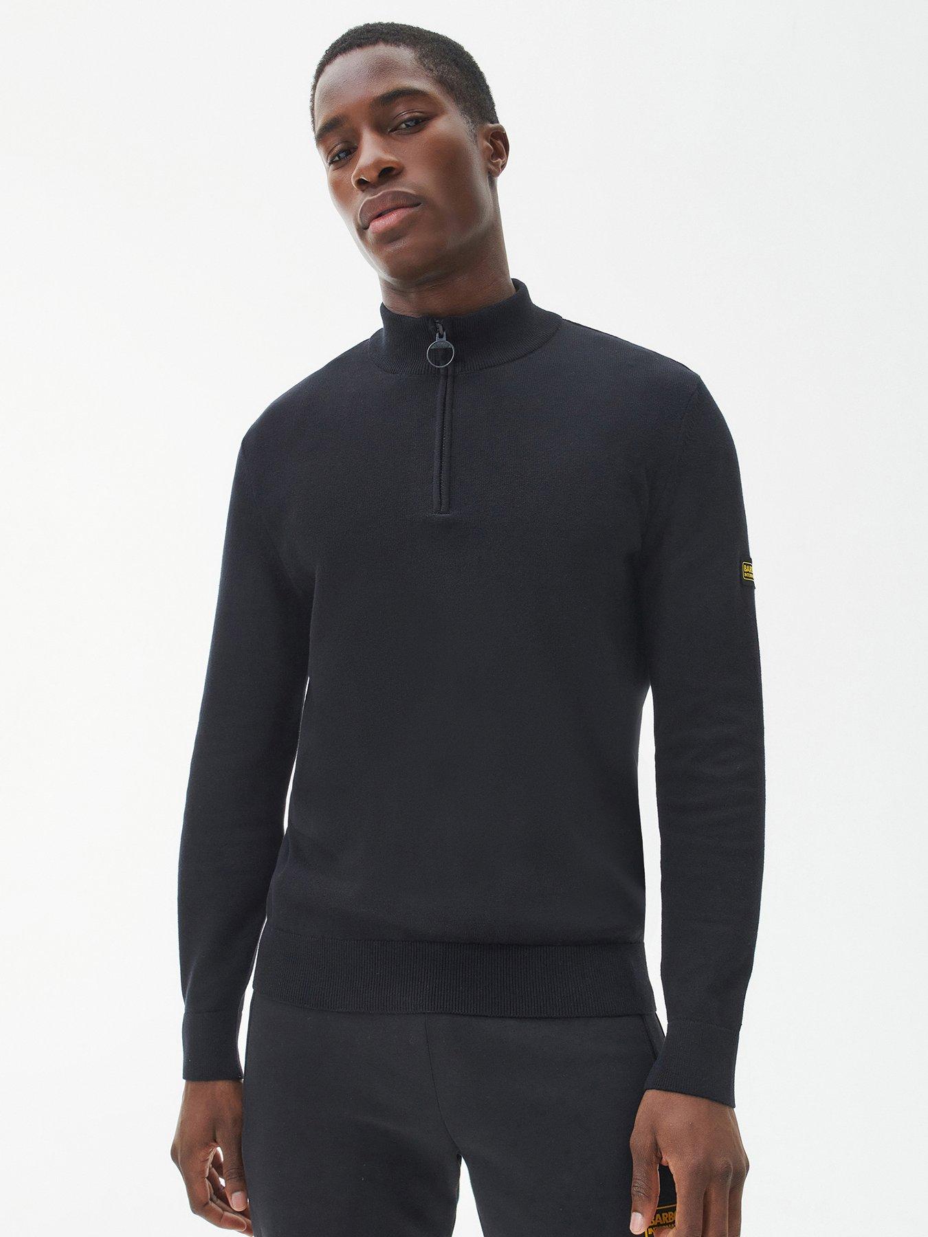 Black barbour deals jumper