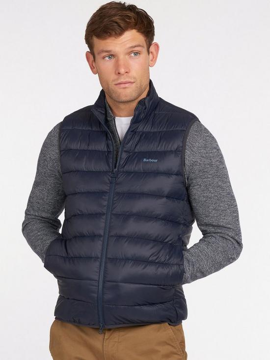 front image of barbour-bretby-quilted-gilet-navy