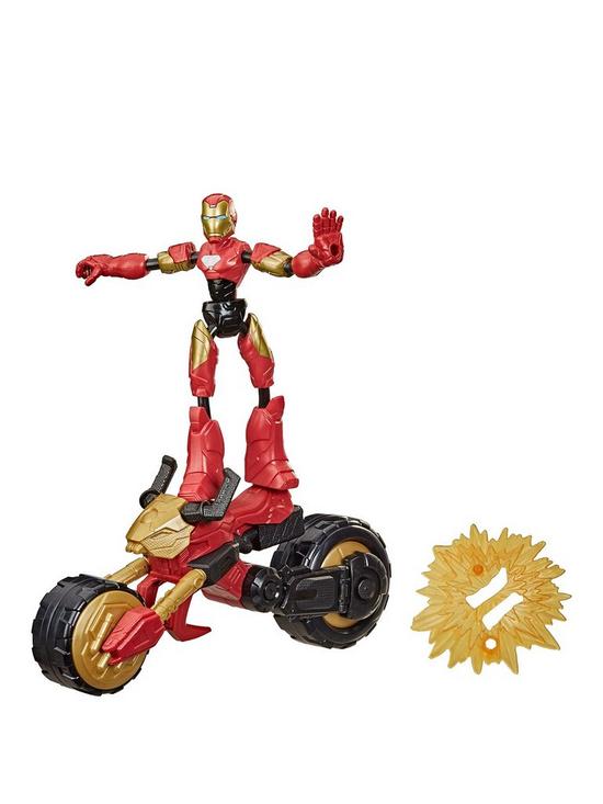 front image of marvel-bend-and-flex-flex-rider-and-2-in-1-motorcycle