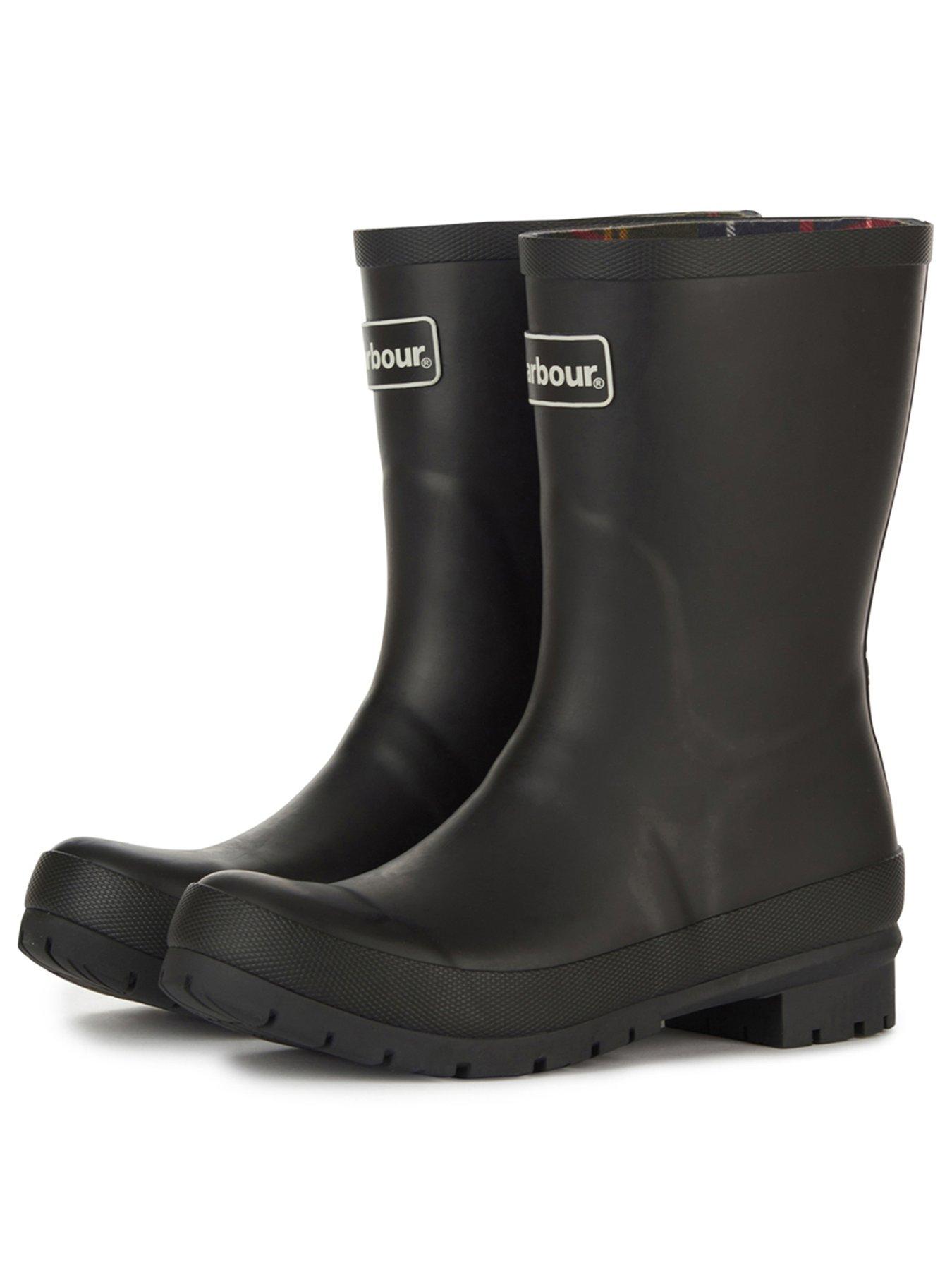 Image 1 of 5 of Barbour Banbury Mid Length Wellington Boot - Black
