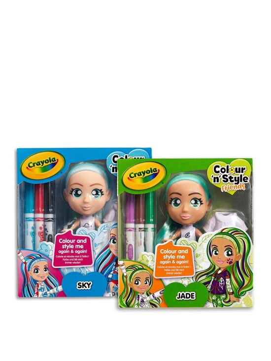 front image of crayola-colour-n-style-friends-skyejade-2-pack