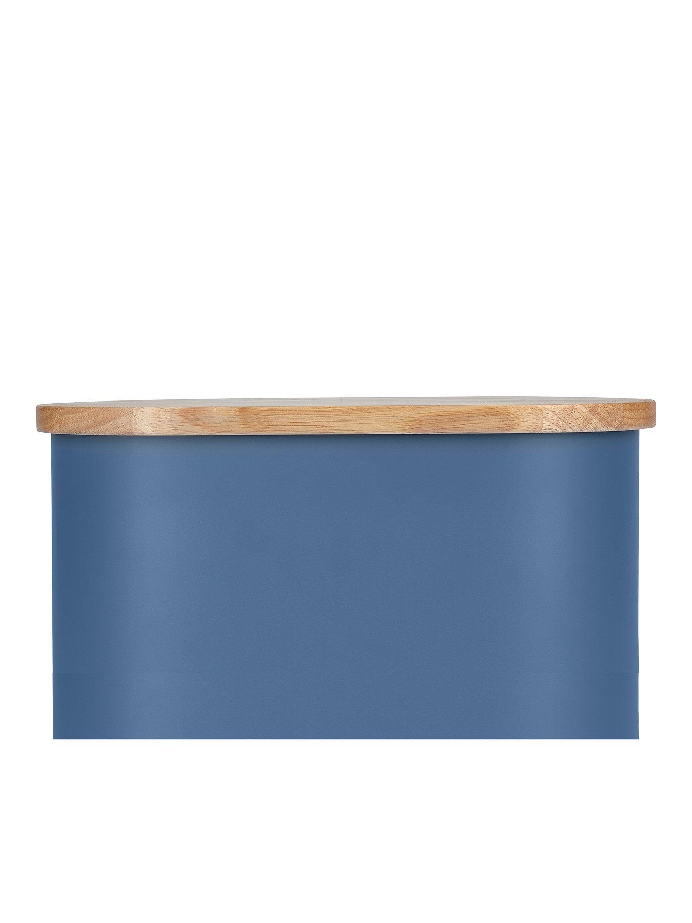 Swan Nordic Bread Bin with Wooden Lid