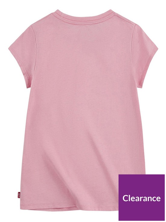 back image of levis-girls-modern-vintage-logo-t-shirt-pink