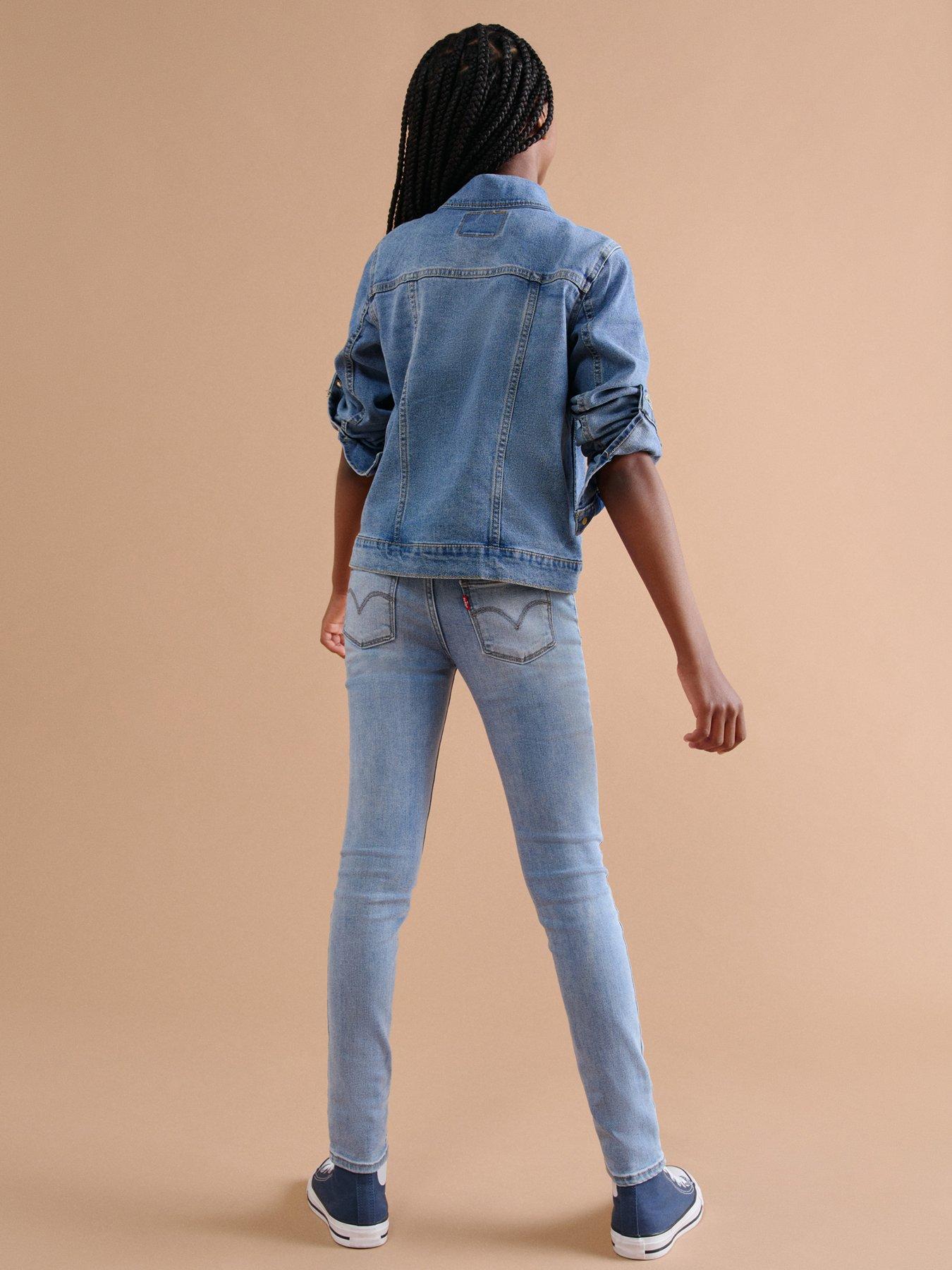 Girl Super Light Blue Jeans Levi's Girls 710™ Super Skinny Jean