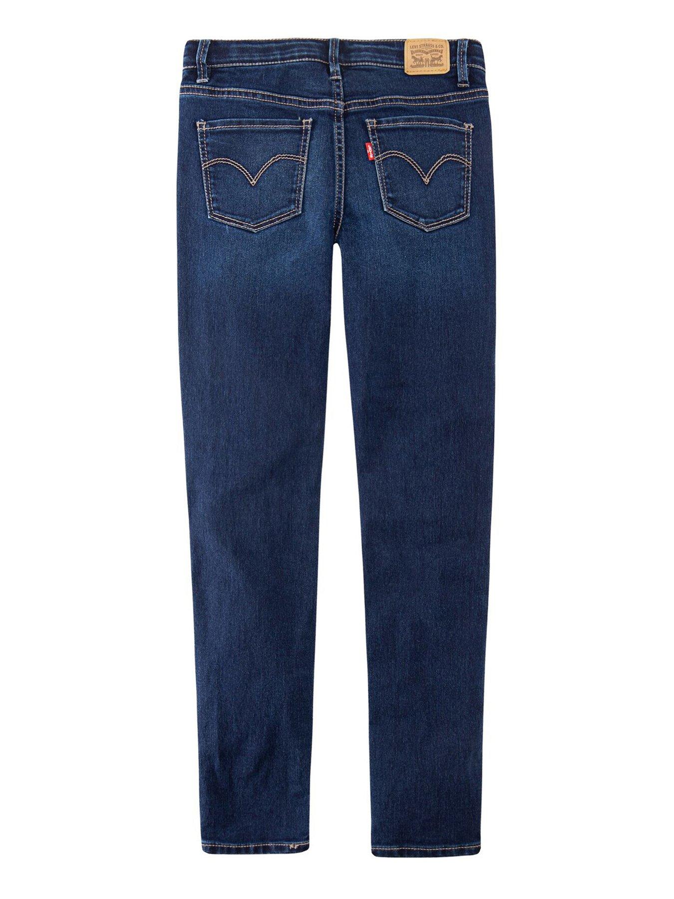 Image 2 of 2 of Levi's Girls 710&trade; Super Skinny Jean - Dark Wash