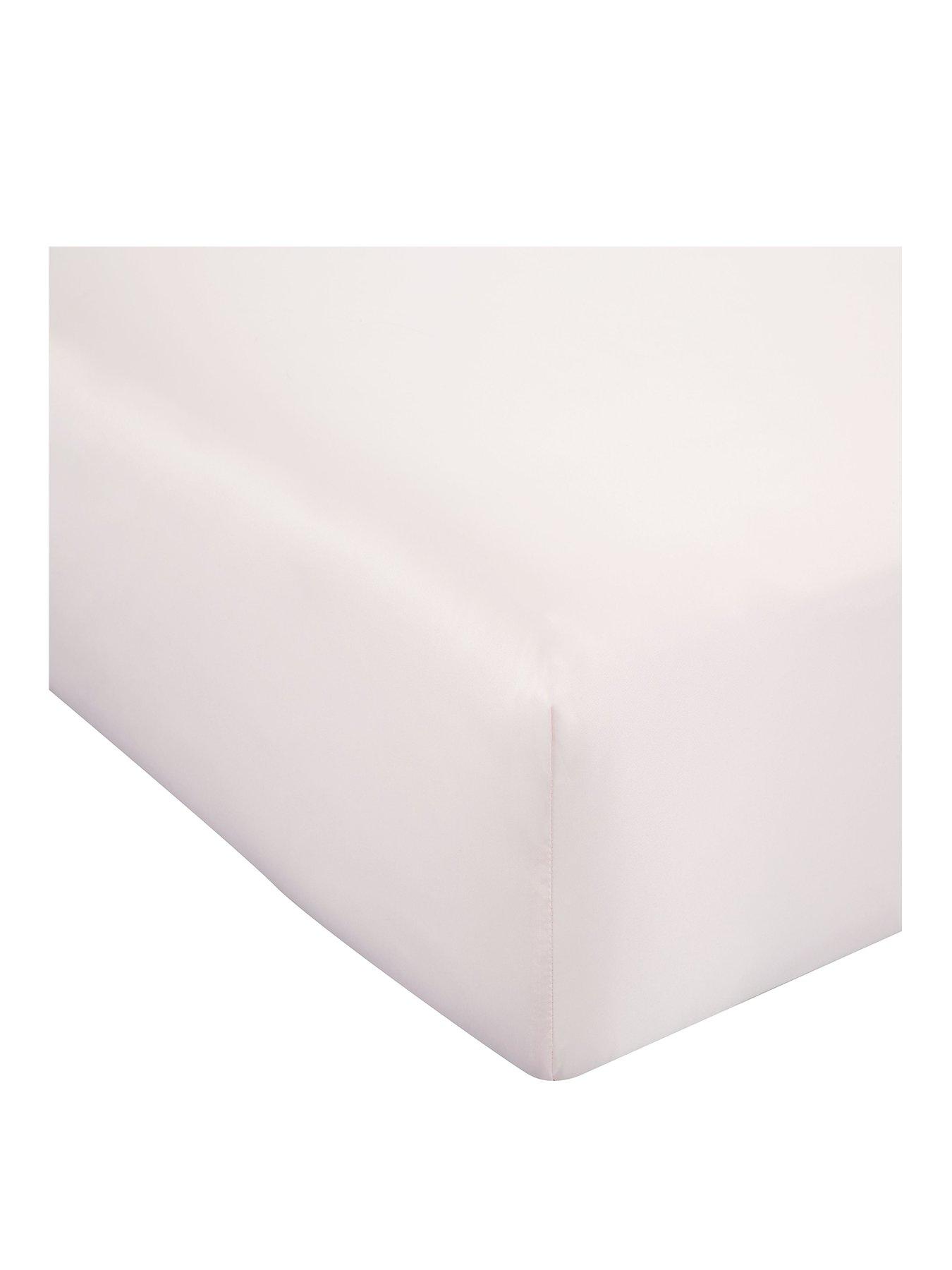  image of catherine-lansfield-silky-soft-satin-fitted-sheet-blush
