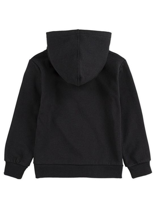back image of levis-boys-classic-batwing-hoodie-black