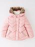  image of mini-v-by-very-girls-animal-chevron-quilted-half-fauxnbspfur-lined-jacket-pink