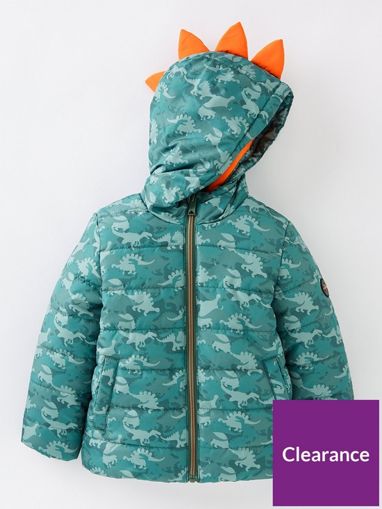 front image of mini-v-by-very-boys-dino-camo-padded-fleece-linednbspjacket-multi