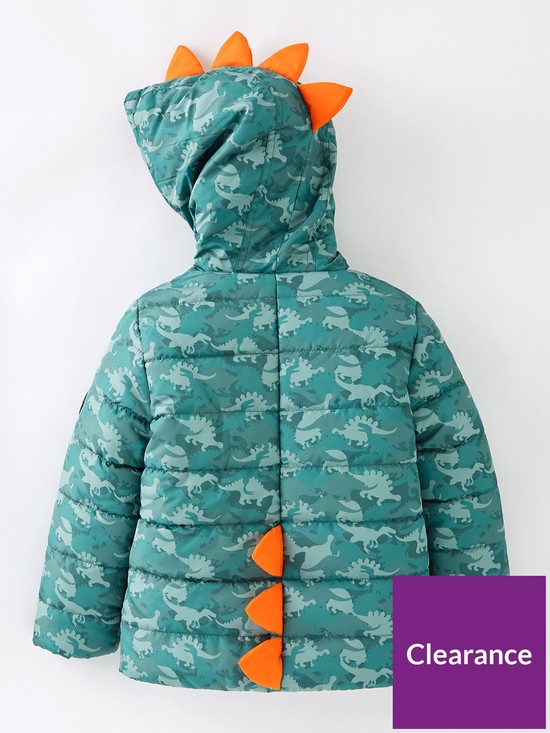 back image of mini-v-by-very-boys-dino-camo-padded-fleece-linednbspjacket-multi
