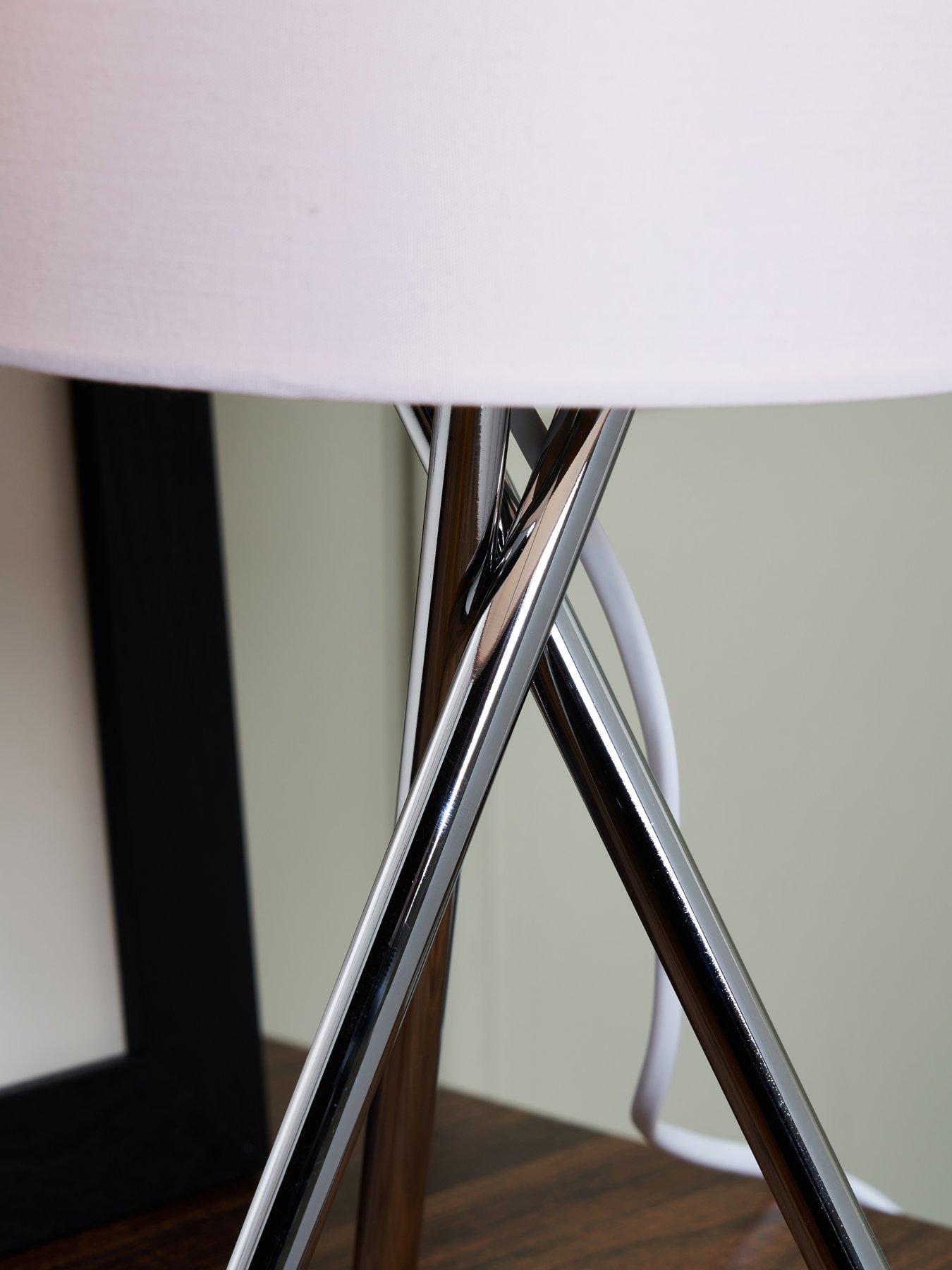  image of very-home-tripod-bedside-table-lamp-pink
