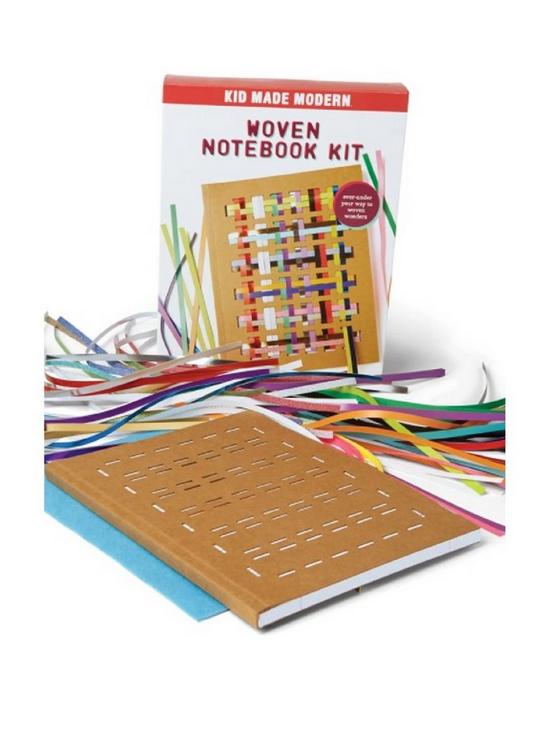 front image of woven-notebook-kit